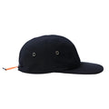 Unisex cotton baseball cap with distressed letter embroidery in army green, dome top, and short brim