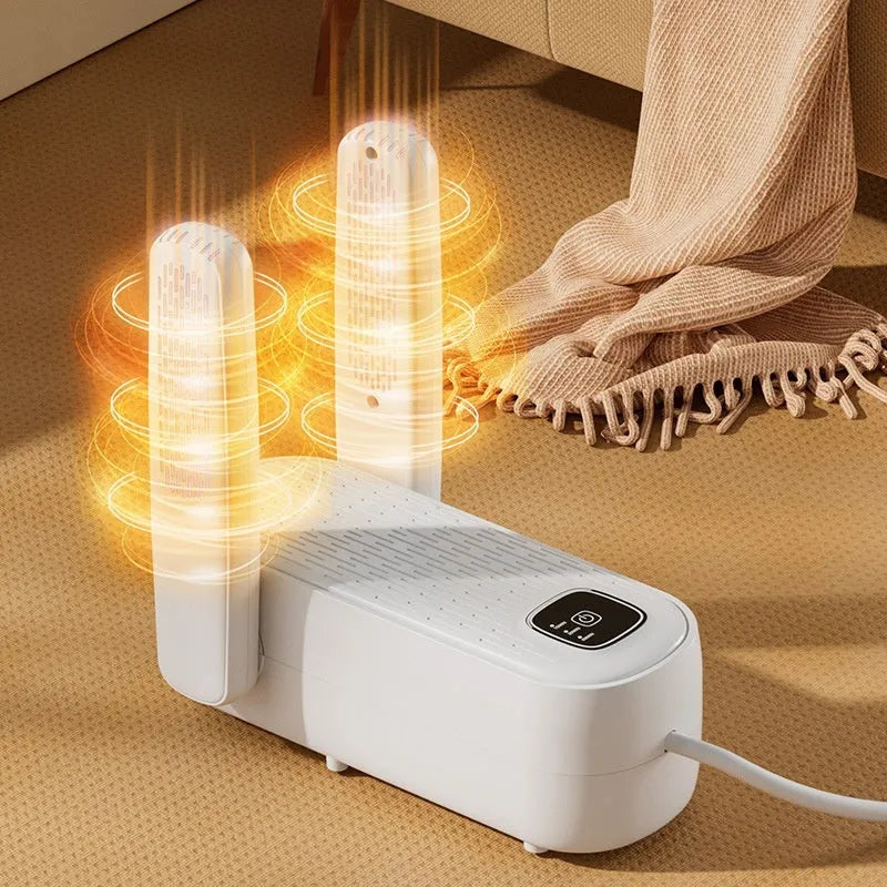 D4 intelligent automatic shoe dryer machine with black housing and timing controls