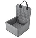 Vehicle-mounted pet mat front row 100x50cm black grey 600D Oxford fabric for dogs