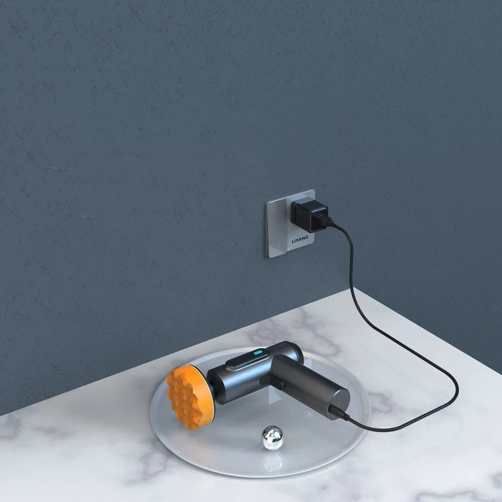 Wireless electric waxing and polishing machine with lithium battery for floor maintenance