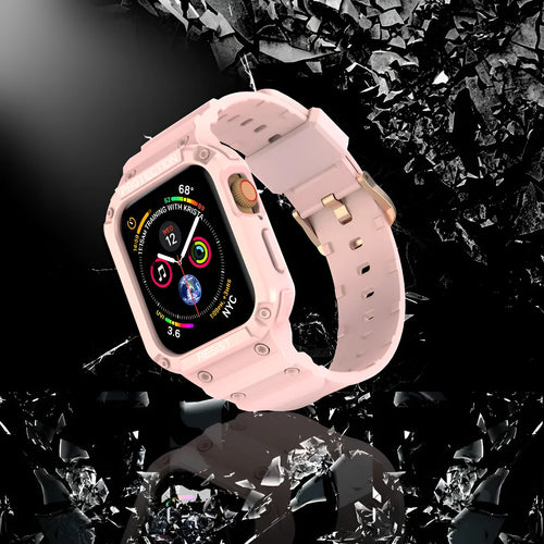 Apple Watch Series 8 compatible soft TPU sport strap in multiple colour options
