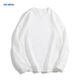 Cotton off shoulder pullover sweater in a loose fit, shown in a solid colour with long sleeves.