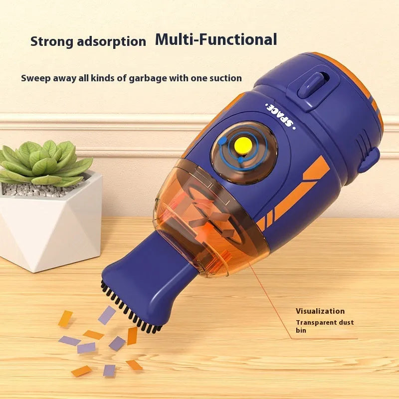 USB rechargeable handheld desktop vacuum cleaner in rocket and animal designs for keyboard cleaning