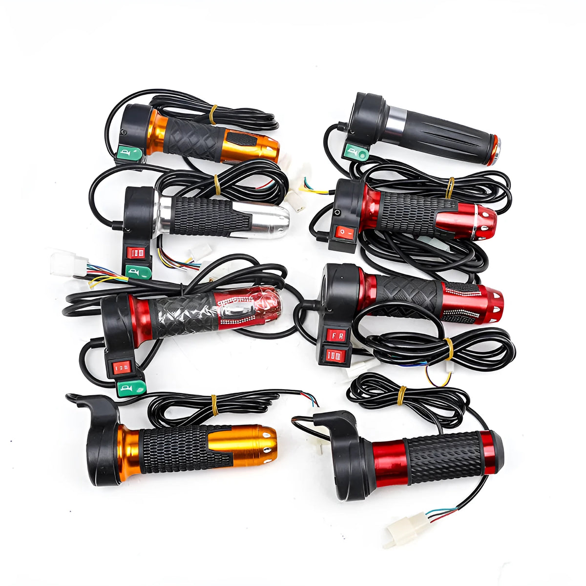 Three-wheel electric car accelerator handle plastic three-speed rotation black with speaker