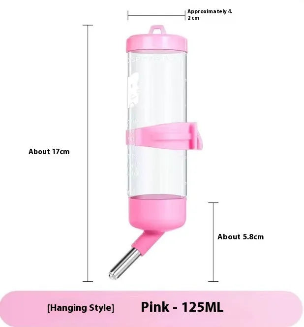 Plastic ball kettle pet water feeder in green, yellow, pink, white, and sky blue colours with multiple capacity options