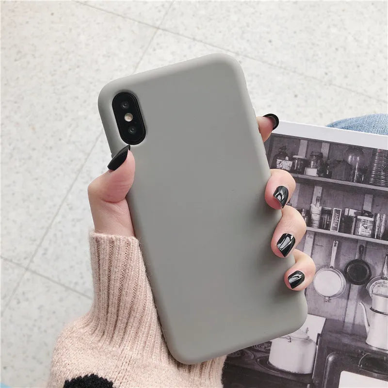 Silicone phone case for iPhone XR and XS Max in multiple colour options