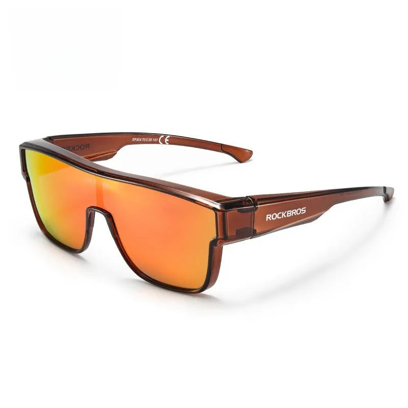 Cycling goggles with TAC lens and TR frame in full rim design for outdoor travel