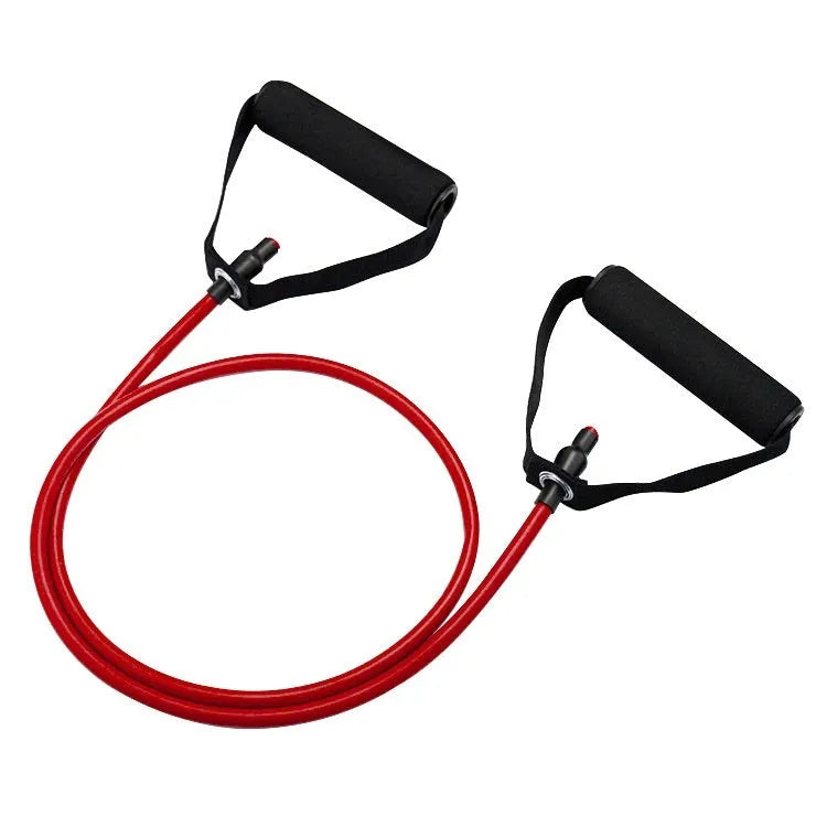 Colour-coded adjustable chest expander with TPE tension rope in five resistance levels from 10LB to 30LB