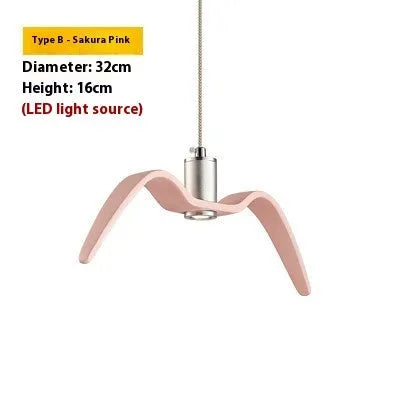 Nordic postmodern macaron style LED chandelier in available colour options