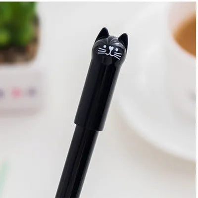 Pendulum cat gel pen with 0.5mm tip in multiple colour options for office writing