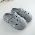Unisex EVA garden clog sandals thick sole summer anti-slip outdoor footwear light yellow