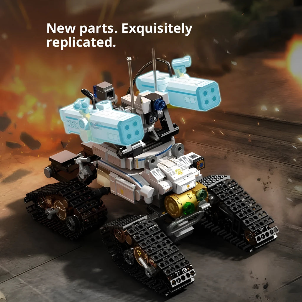 Deep cannon chariot assembly model building block toy small particles plastic