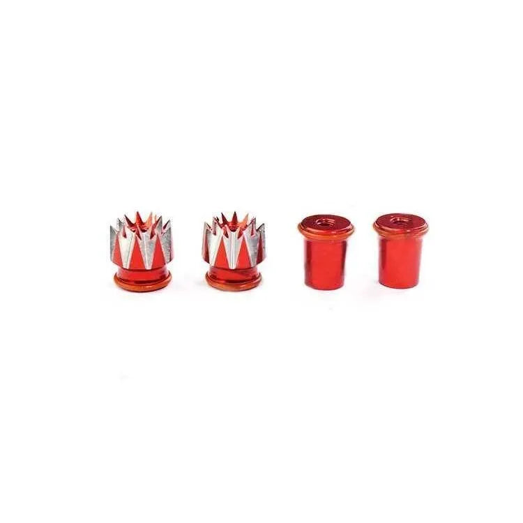 FPV remote control split non-slip metal rocker head for 3D rocker M3 in black and red