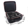 Black EVA hard case storage bag for game console accessories like controllers and cables.