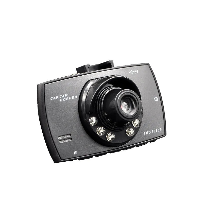 G30 hidden dual camera car DVR system installed on vehicle windscreen