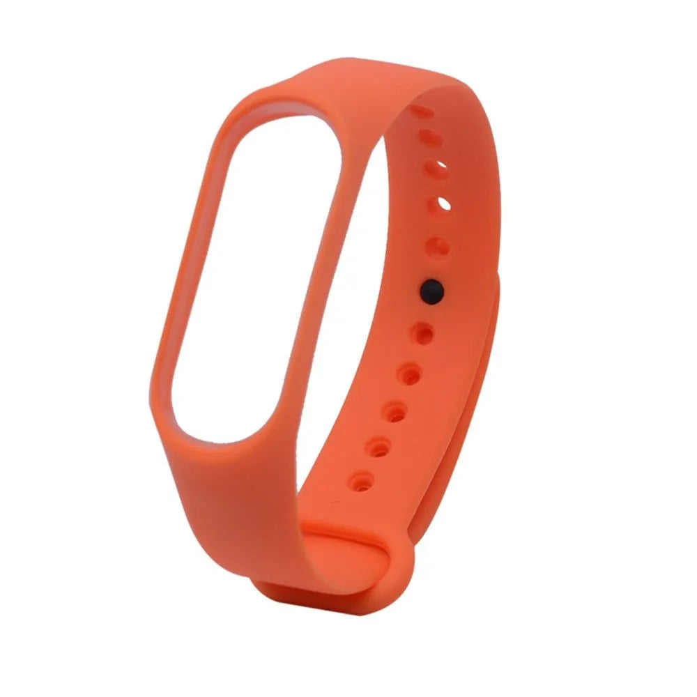 Silicone replacement strap for XIAOMI MI Band 3 smartwatch in multiple colour options