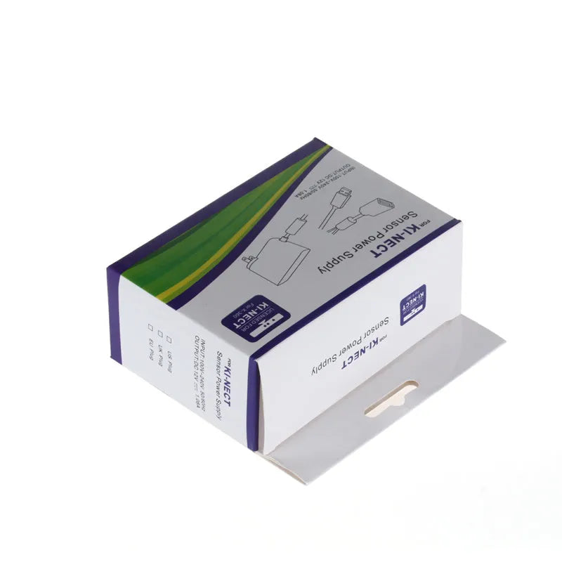 Xbox 360 Kinect power supply adapter with EU and US electrical compatibility