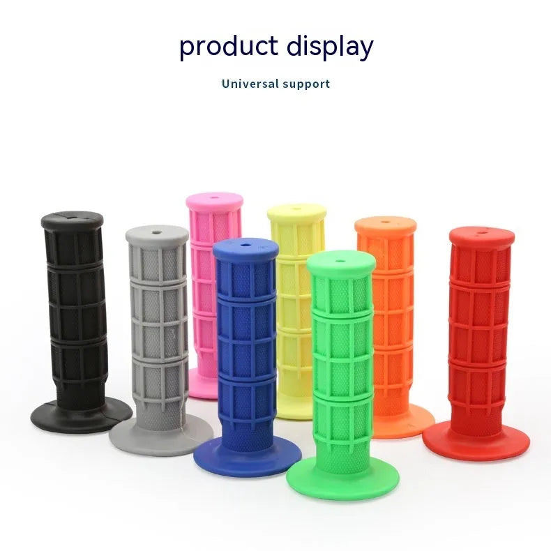 22mm diameter motorcycle handlebar grips in eight colour options including black, blue, green, grey