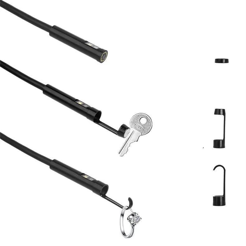 F300 wireless dual lens endoscope camera with 5.5mm and 8mm probe options