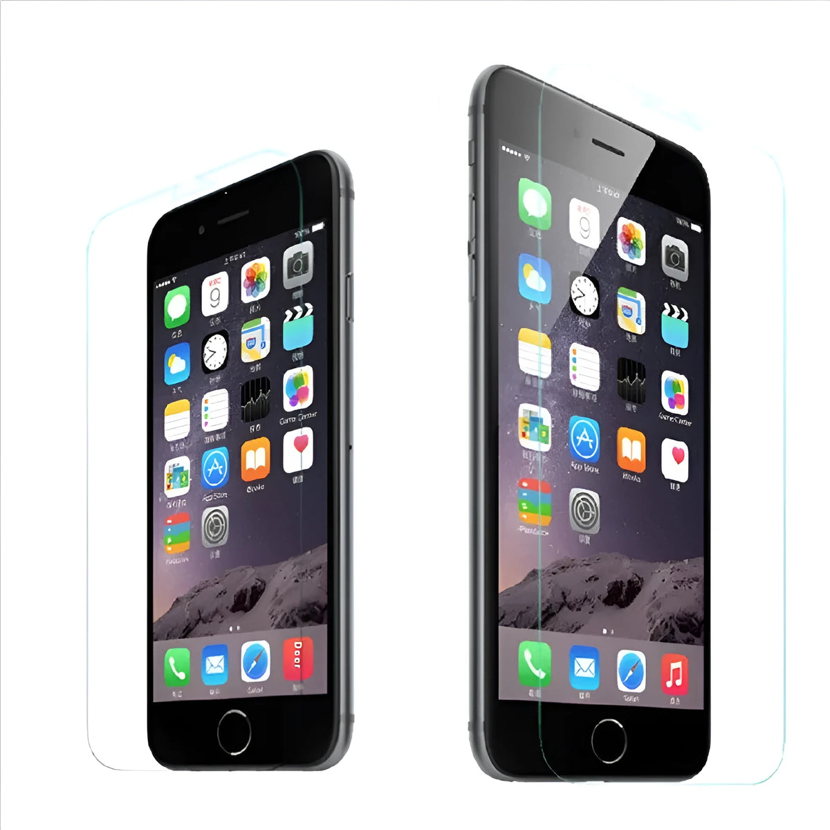 HD anti-fingerprint tempered glass screen protector 0.26mm 2.5D for iPhone model