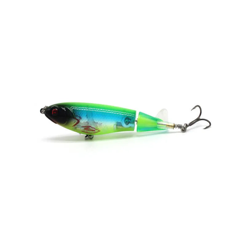 7.5cm artificial soft plastic fishing bait lure with bionic design for freshwater predator angling