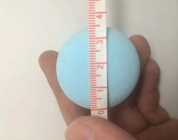 Beauty makeup sponge drops natural sponge powder puff 52x35mm in pink colour