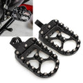 Aluminium modified screw anti-skid foot peg red 120x57.5mm for dirt bike