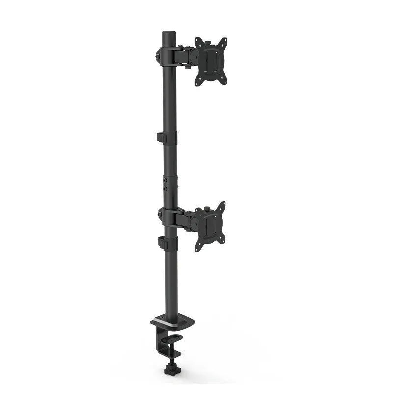 Computer lifting rotating display bracket for monitors 13-32 inches with steel construction