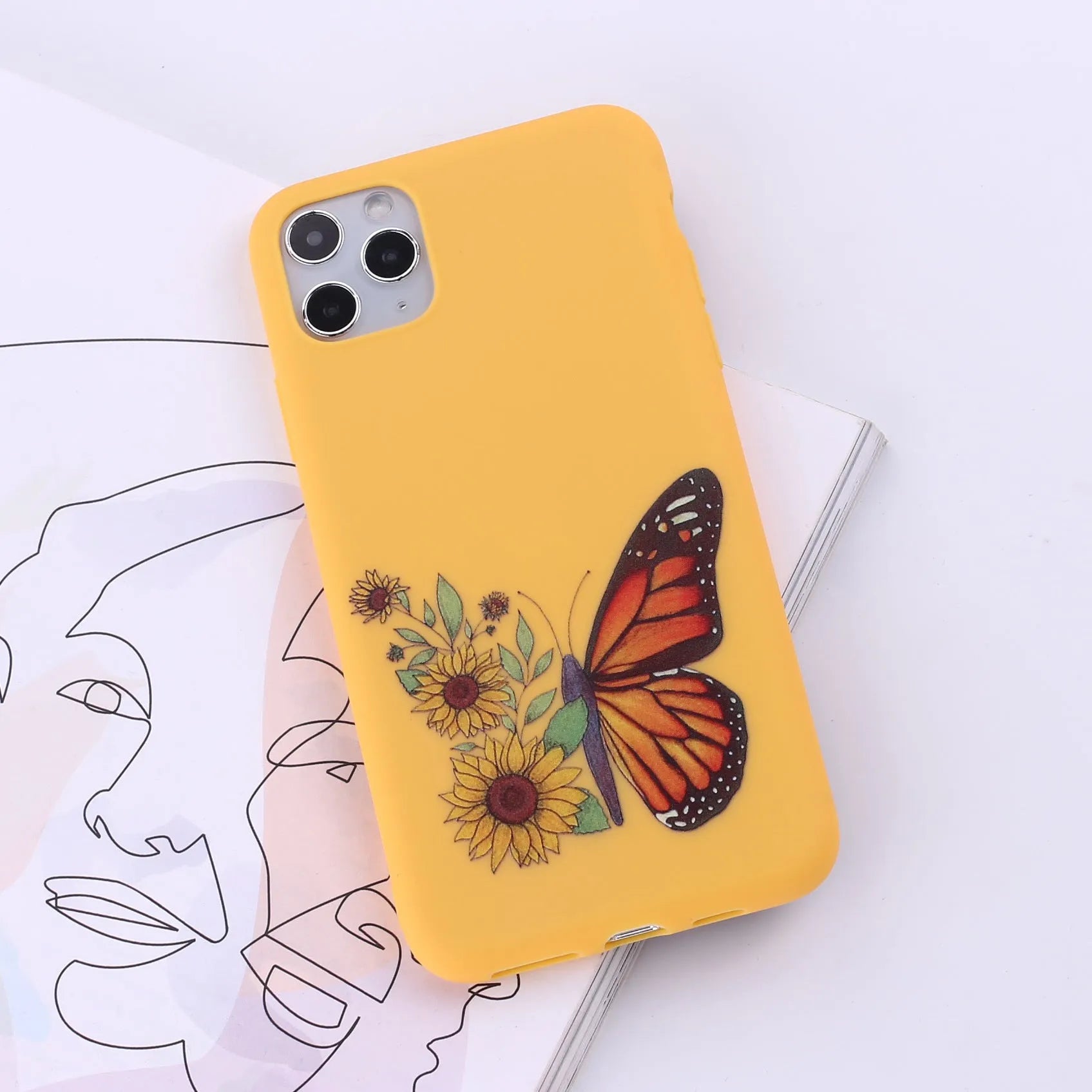 TPU back cover mobile phone case for iPhone in one of 14 available colour options.