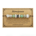 New Wax Line manually processed geometric stone bracelet in colour 3906