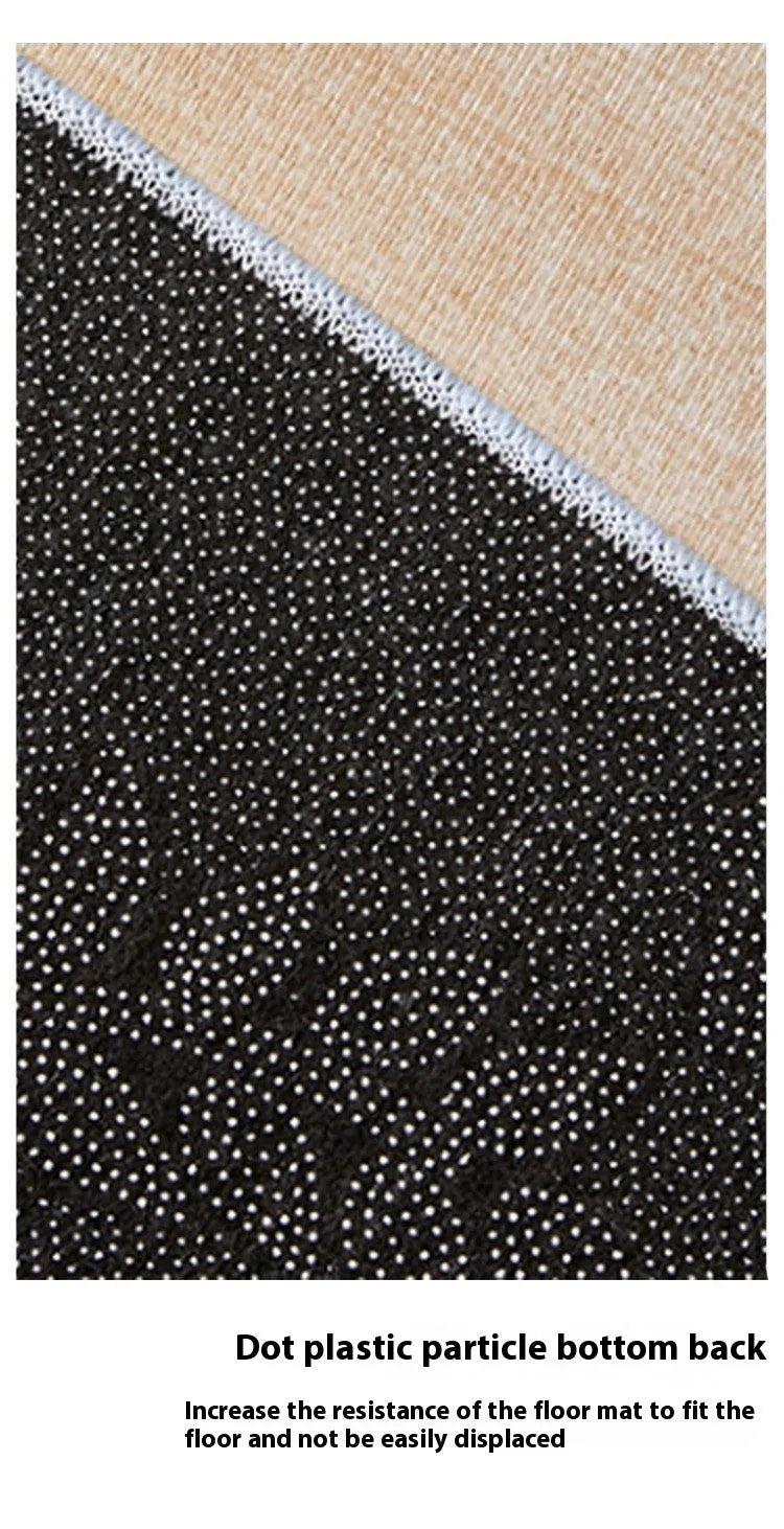 Halloween cartoon printed polyester fibre floor mat in black square shape for porch or entryway