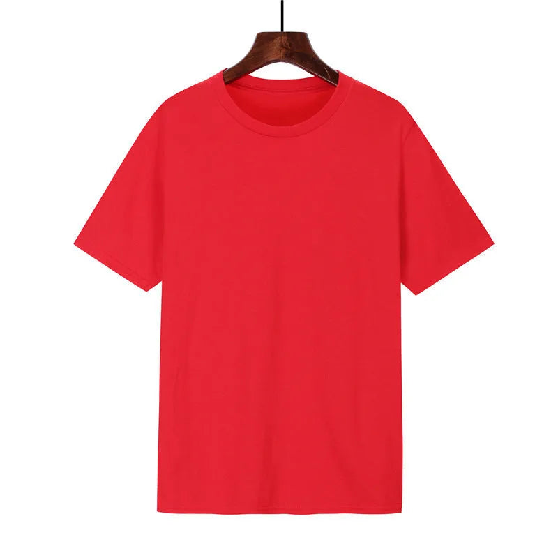Men's cotton T-shirt in loose fit with short sleeves available in multiple colours