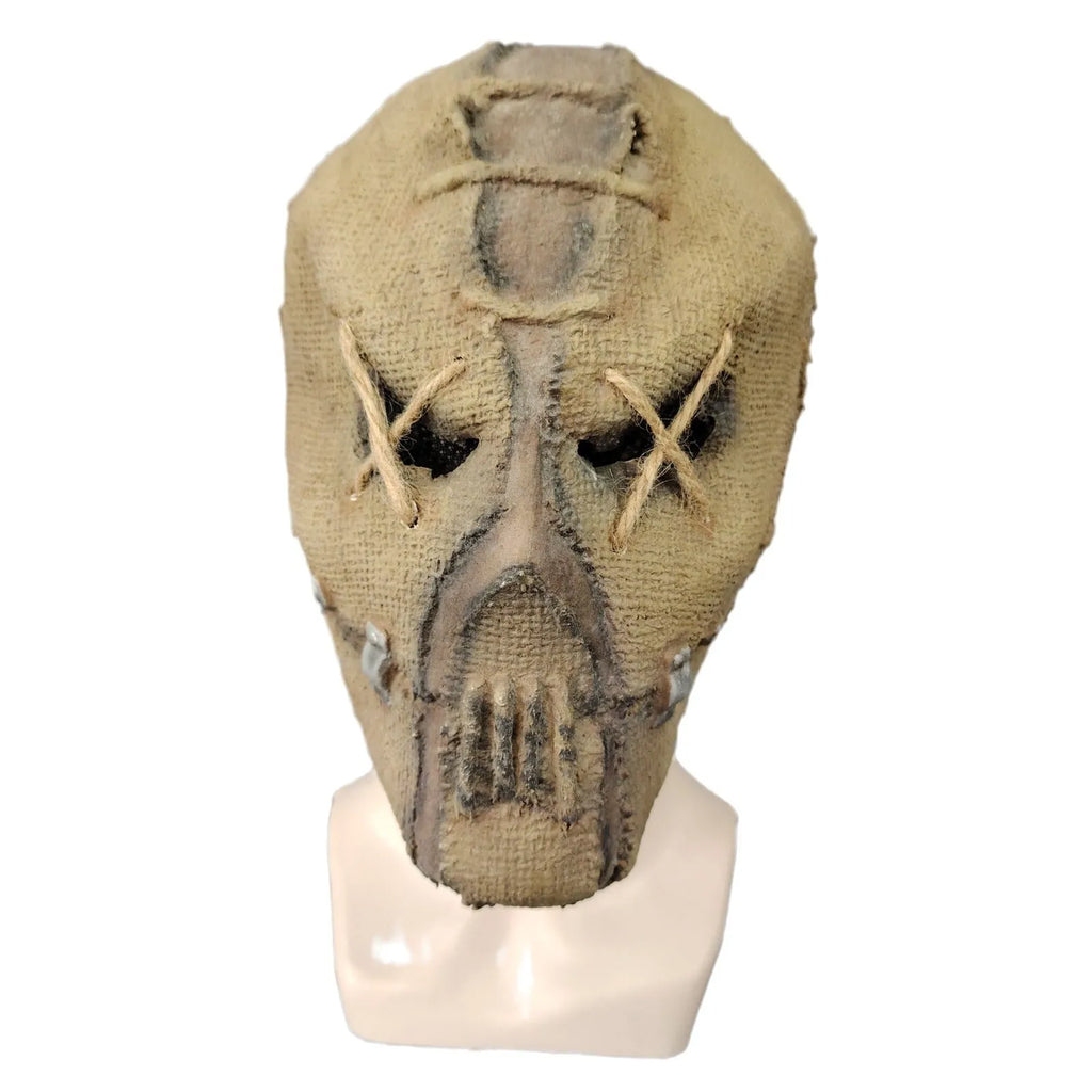 Latex scar skull Halloween horror mask showing full facial coverage with detailed modelling