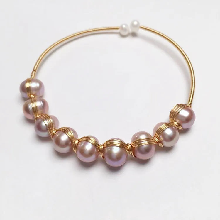 Women's freshwater pearl bracelet unisex style travel commemoration gift first model