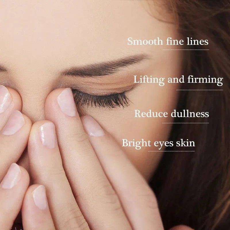 20g anti dark circle peptide eye cream jar for puffiness reduction and skin moisturising