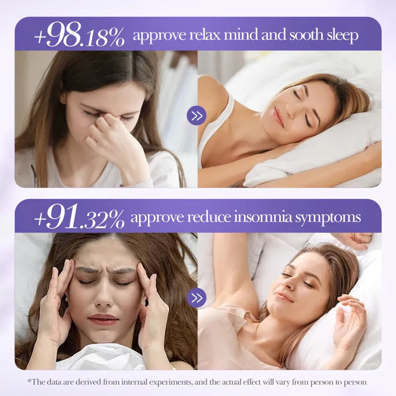 85ml fatigue relief sleep spray bottle with lavender and camomile natural aromatherapy formula