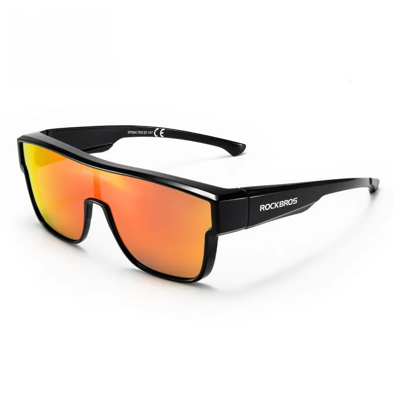 Cycling goggles with TAC lens and TR frame in full rim design for outdoor travel