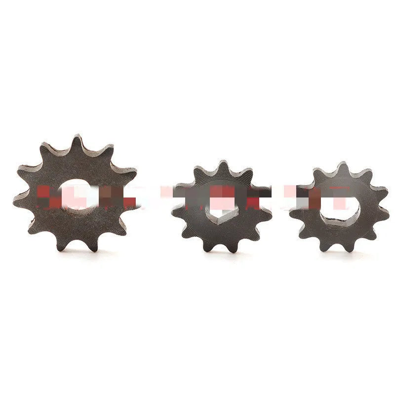 Cast iron 11-tooth motorcycle sprocket with non-circular design for 25hT8F chain reduction motors