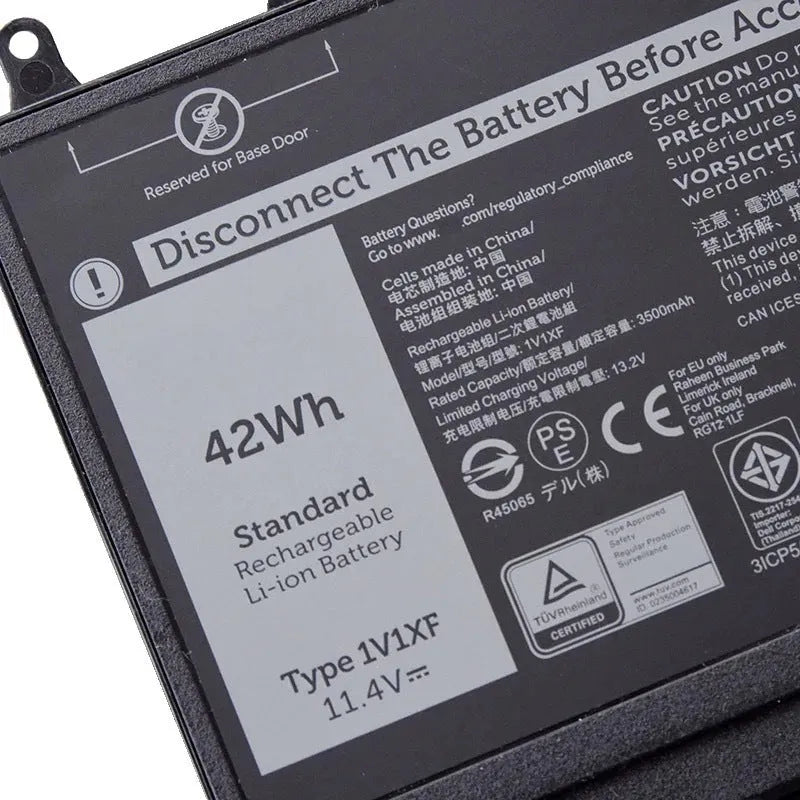Dell 5501 5401 1V1XF 42WH 11.4V built-in laptop battery