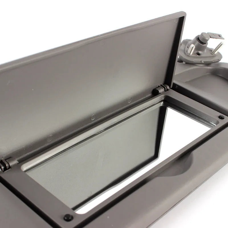 Car tinted shade flannel sun visor set for 06-11 left and right frames dark grey colour