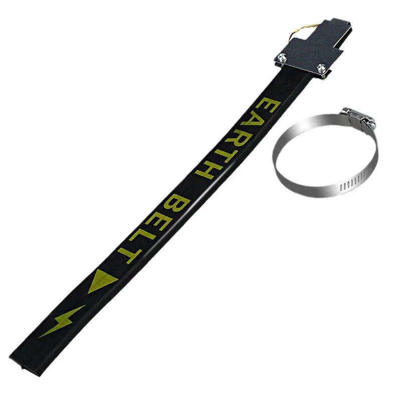 Black car electrostatic grounding chain with 370mm length for static discharge protection