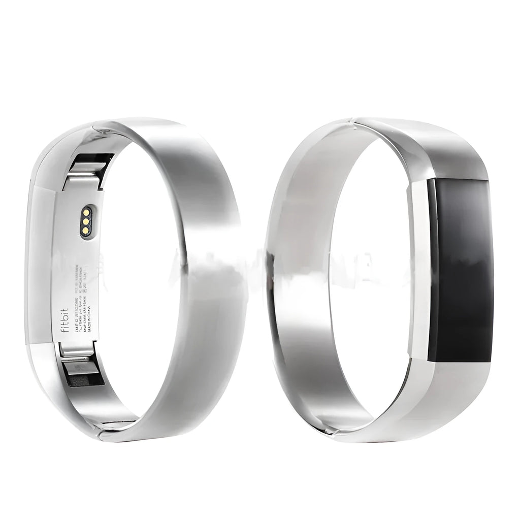 Stainless steel bracelet for Fitbit Alta smartwatch in four colour options with deployment buckle