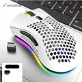 Hollow out luminous wireless mouse in BM600 colours with photoelectric sensor