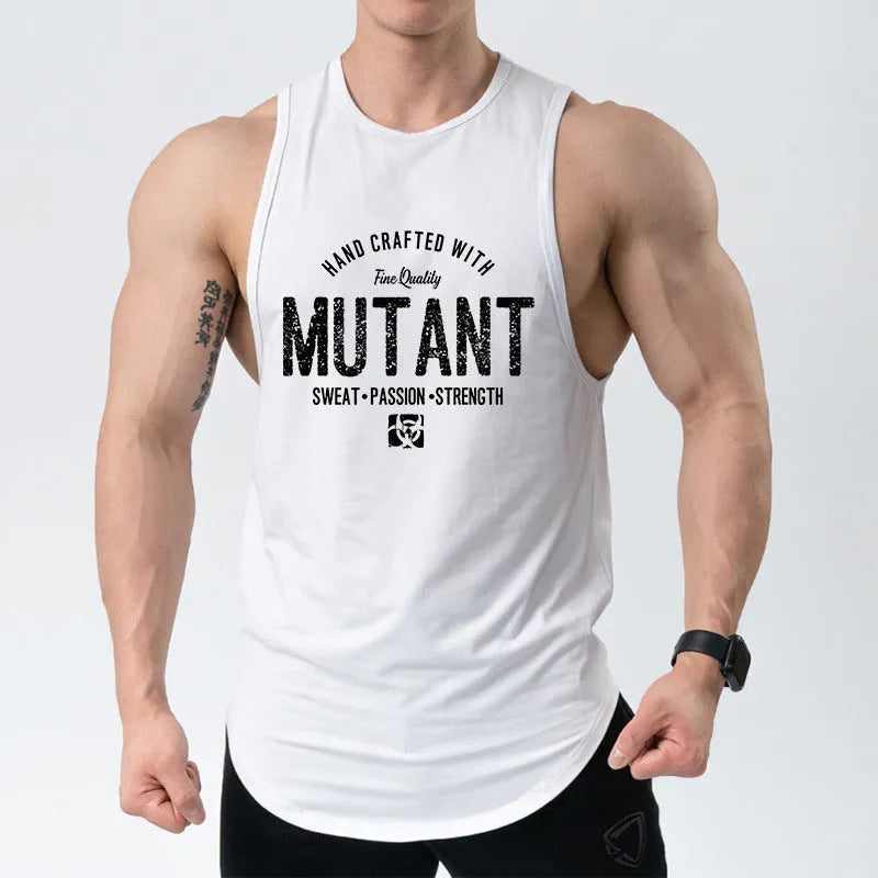 Men's loose fit polyester training waistcoat in multiple colour options