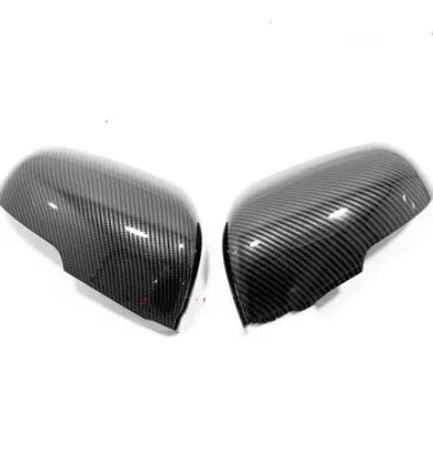 Plastic rearview mirror protection covers with Tremella pattern in silver and black colour options