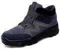 Men's classic black lace-up shoes with a rubber sole on a white background.