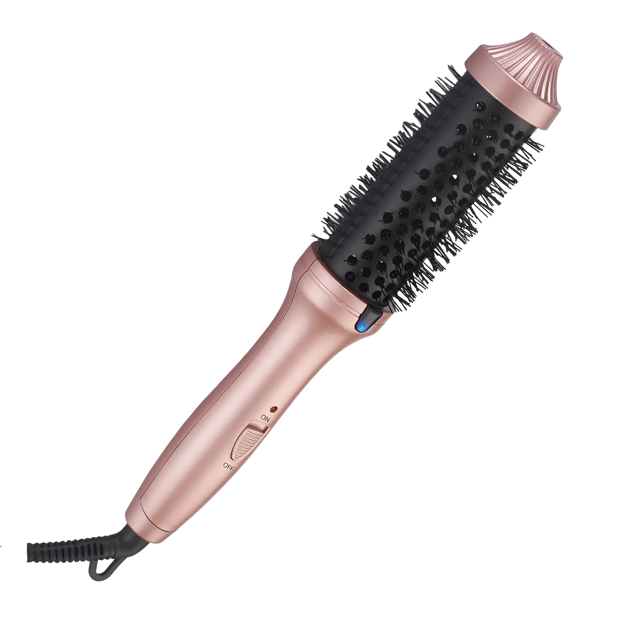 Electric hair styling comb with heat conductor, insulation spray bottle, and plastic sectioning clips