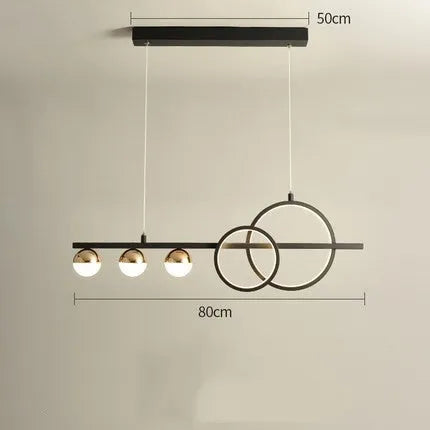 Rectangular aluminium LED ceiling light in black or gold with remote control for dimming