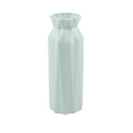 Drop-resistant melamine plastic vase with 7.2cm base in green, gray, pink, white colours