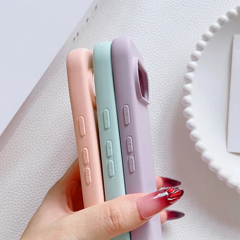 Rubik's Cube liquid silicone phone case for Google in antique white with shockproof protection